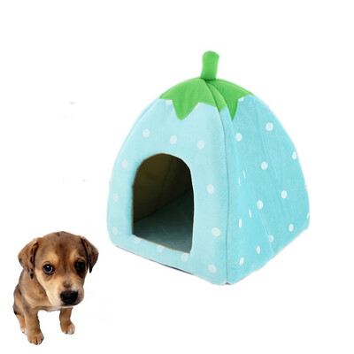 

MyMei Pet Nest Dog Bed Cat Bed Foldable Strawberry Cute