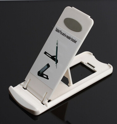 

White Universal Portable Folding Holder Stand for iPhone Cell Phone