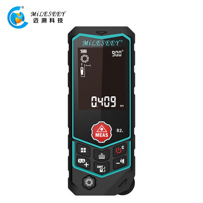 

MiLESEEY R2 laser range finder 100 meters high precision infrared measuring instrument home handheld charging electronic ruler room ruler three power supply voice broadcast roller measurement
