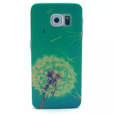 

мягкие прозрачные розовые симпатичный цветок мити дело прикрытие для Samsung Galaxy S6 g9200 случае силикон S6 серии моды резиновые дело