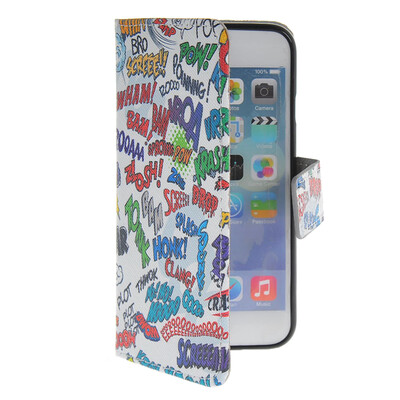 

MOONCASE Pattern Style Leather Side Flip Wallet Card Slot Pouch Stand Shell Back Case Cover For Apple iPhone 6 ( 4.7 inch )