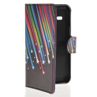 

MOONCASE Meteor style Leather Side Flip Wallet Card Slot Stand Pouch Case Cover for Samsung Galaxy Star 2 Plus G350E