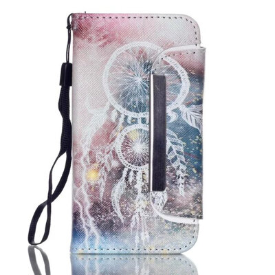 

MITI Fashion Printing Pattern PU Wallet Leather Case For iPhone 4 4S flip cover split 2in1 detachable with card slot & Lanyard