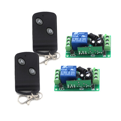 

MITI 315/433MHZ DC 12V 1CH RF Switch Wireless Remote Control Switch System 2Transmitter+2Receiver