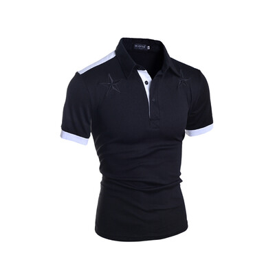 

Zogaa New Mens Polo Shirt Star Fashion