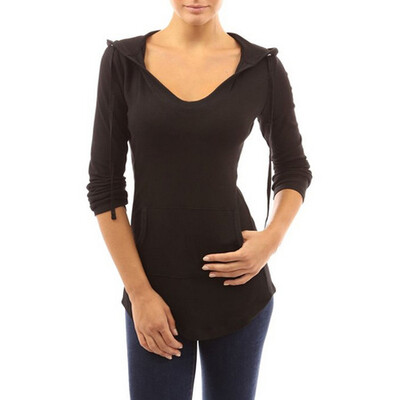 

CT&HF Women Casual Cotton T-Shirt Pullover Hoodie
