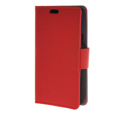 

MOONCASE Мягкая кожа PU кожаный чехол бумажник флип карты отойти чехол для LG Joy H220 красный
