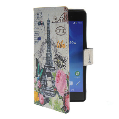 

MOONCASE Pattern Style Leather Side Flip Wallet Card Slot Pouch Stand Shell Back ЧЕХОЛ ДЛЯ Sony Xperia Z2