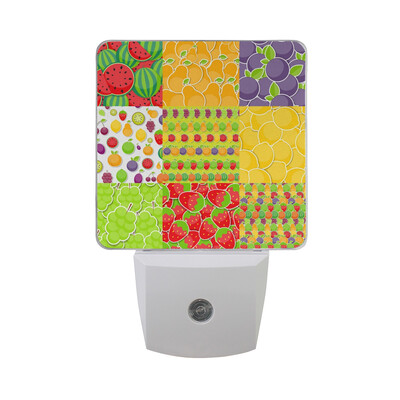

ALAZA LED Night Light With Smart Dusk To Dawn SensorLovely Pink Flamingos Pattern Plug In Night Light