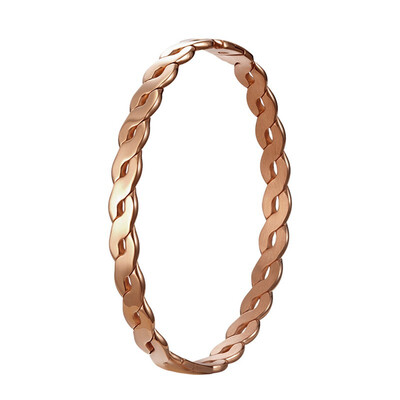 

Double Twisting Steel Wire Stainless Steel Bangle