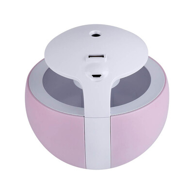 

TOMNEW 3 in 1 USB Mini Cool Mist Humidifier 450ML Ultrasonic Two-Gears Air Cleaner Freshener USB fan LED Light for Home Office