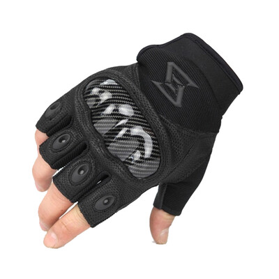 

Men Outdoor Camping Training Hiking Riding Leather Gloves Bicycle Full Fingers Anti-Skid Gloves