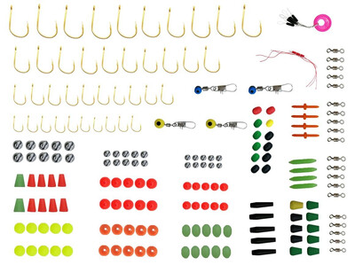 

Fishing Accessories Kit With Fishing Tackle Box 191Pcs Fishing Accessories Set Carp Catfish for Freshwater Saltwater