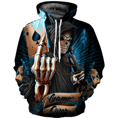 

Mens Hoodie 3D Printed Women Pullover Sweater