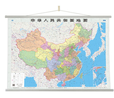 

中华人民共和国地图（全开 专业挂图）