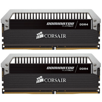 

Американский Corsair (USCORSAIR) линейка Платина DDR4 3000 CL15 32GB (16Gx2 статьи) настольная память