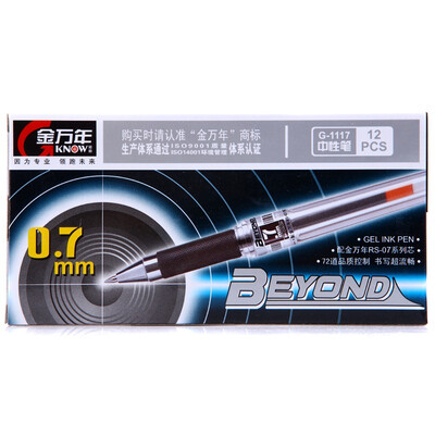

Золотые годы 07 Серия 0.7mm гель ручка ядро ​​20 пуль загружен K-5016A-001 Black