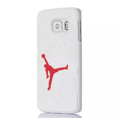 

мити S6 края 3D - иордания чистка единственного пвх резиновой заглушкой дело для Samsung Galaxy S6 края g9250 горячей продажи jumpman 15 цветов телефоны