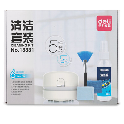 

Deli (гастроном) 18881 настольного офиса Cleaning Kit Desktop / клавиатура пыль