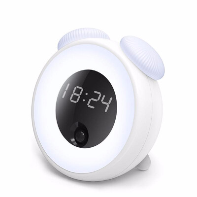 

Intelligent Smart LED Clock Night Lamp TouchVibration Control Human BodyAutomatic Sleep Recognition Stepless Dimming Brightness