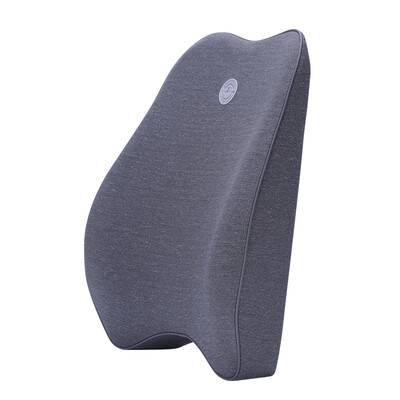 

KING ETING car waist space memory cotton back cushion car office pillow pillow waist pillow Y7 lumbar urban gray