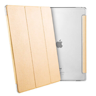 

Chickmark Apple iPad Pro Tablet PC Case 12,9 "Touch Series Triangle Sleeping Leather Case iPad Pro 12,9" Корпус / Shell Float Gold