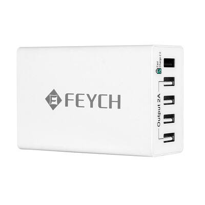 

Быстрая зарядка 50Вт 2.0 5 портов USB настольная Зарядная станция зарядное устройство Samsung/для HTC/цепи/для Xperia