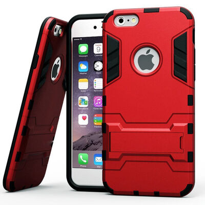 

новые shockproof rugged смешанной резины в твердой обложке дело для iPhone 6 6s плюс