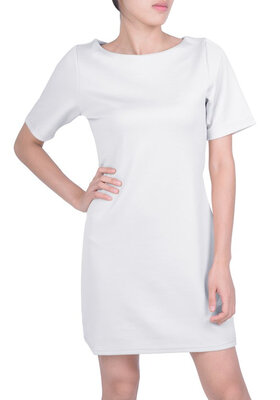 

Women's Classic Elegant Shift Dress Europe Style Pure Color Dress