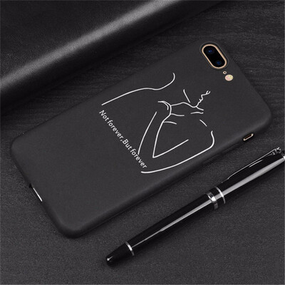 

Relief Phone Case For iPhone 6 6s 7 8 Plus X 5 5s SE Cover Fashion Soft TPU