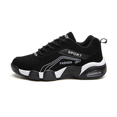 

Mens shoes Korean version of the trend of casual shoes wild mens thick bottom increased running shoes