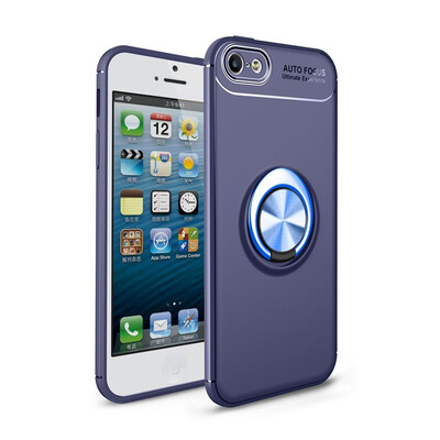 

Fivice iphone 55SSE case TPU metal ring shell magnetic bracket soft shell