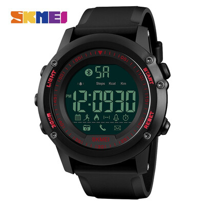 

SKMEI For Men Smart Watch Pedometer Waterproof Digital Wrist Watch Remote Camera Calories Bluetooth Watch Relogio masculino 1321