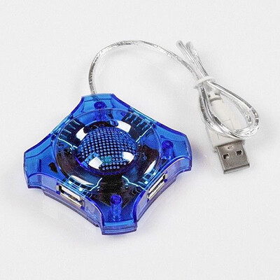 

New Chic MINI HIGH SPEED 4 PORT USB HUB For LAPTOP Notebook PC
