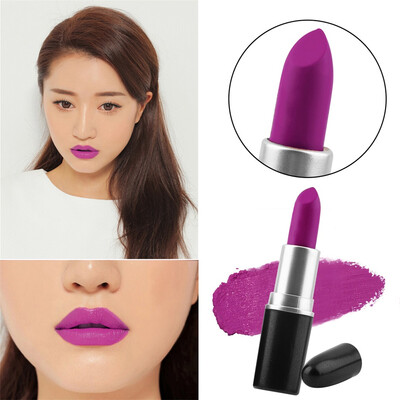 

12 PCS Cosmetic Makeup Long Lasting Bright Lipstick Lip Stick Nude Colors Beauty