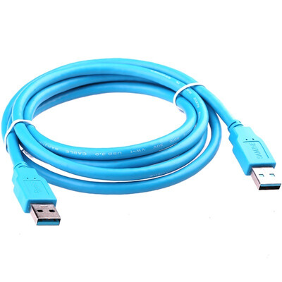 

Shanze (SAMZHE) AA-815 USB2.0 линия данных хорошо известной AM / AM ноутбук кулер двойной линии передачи данных кабель съемный диск картридж Clear Blue 1,5 м