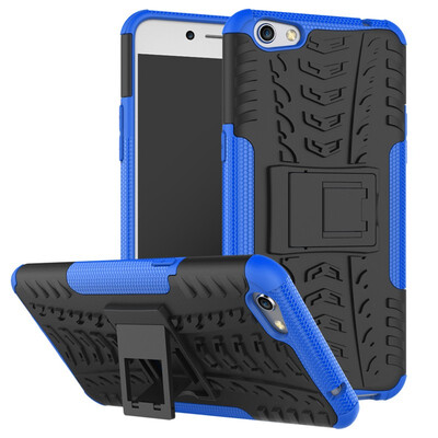 

Fivice OPPO R9s PlusF3 plus Case TPU anti-fall tire pattern back clip bracket phone case