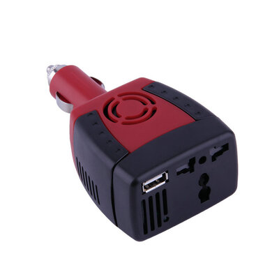 

New 150W Car Power Inverter Charger Adapter 12V DC To 110V AC USB 5V