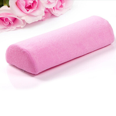 

Salon Manicure Care Half Hand Cushion Rest Pillow Nail Art Design Soft Column