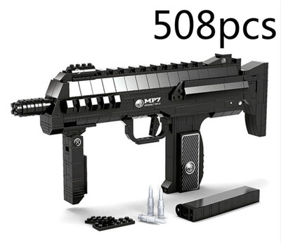 

777A 45pcs m1911 Building block toy gun airsoft pistol desert eagle air soft ak47 sniper m4a1 children lepin Toys