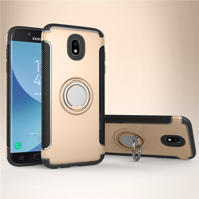 

Fecoprior Back Cover For Samsung Galaxy J5 2017 J530 Case Car Holder Stand Hard PC Silicon Ring Suction Bracket Celulars