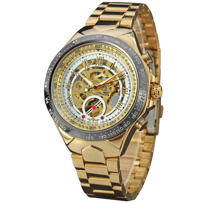 

Winner skeleton mechanical watch w218