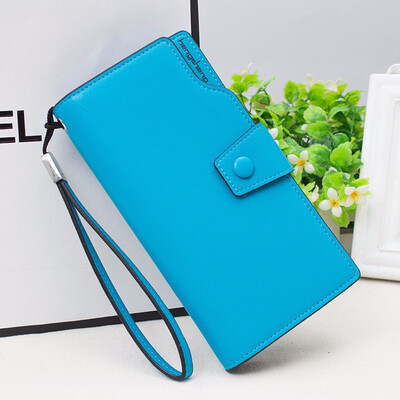 

Ladies multi-function wallet long zipper clasp card bag card wallet tide candy etc