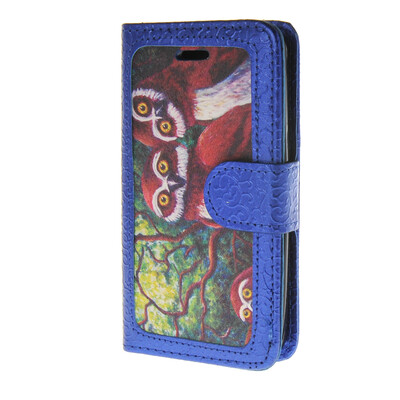 

MOONCASE Textured Pattern Leather Flip Wallet Card Holder Pouch with Kickstand Back Case Cover for LG  Fino D290 / D295