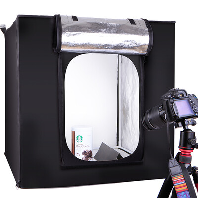 

EIRMAI YA60 Mini Soft Light Box Professional LED Photography Light Box Small Simple Studio Set E-commerce Shooting Equipment Props Dimmable 60CM