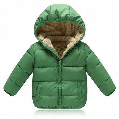 

Kids Winter Jacket Thick Velvet Girls Boys Coat Warm Childrens Jackets Cotton Infant Clothing Padded Jacket Kid Clothes