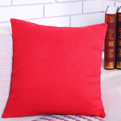 

Solid Color Series Cushion High Quality Throw Pillow Both Side Color Cotton Linen Cushion Sofa Car Home Decorative Pillow
