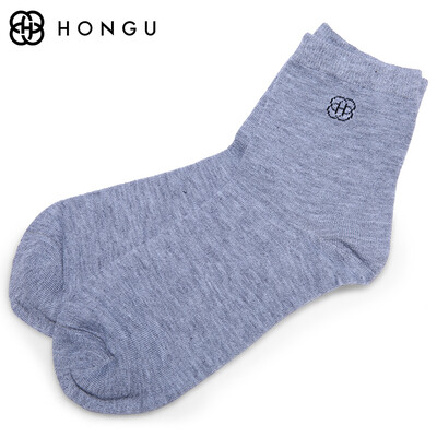 

HONGU Mens Long Socks Grey