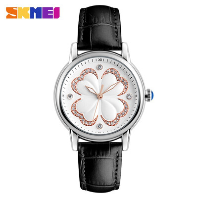 

SKMEI For Women Fashion Watch Elite brand leather strap quartz watch