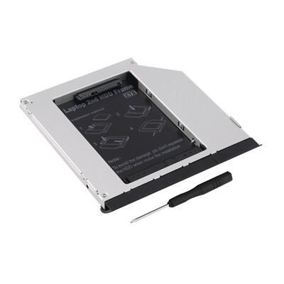 

Second SATA Hard Drive Module Caddy for DELL E6320 E6420 E6520 E4300 E4310 Black